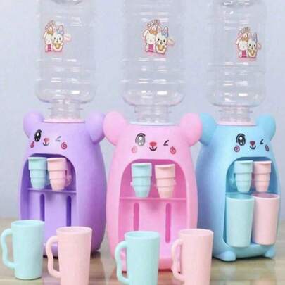 1pc Children's Educational Role-Playing Game - An Interesting Cartoon Small Battery Simulation Rabbit, Rabbit Or Pig Water Distribution Machine, Interactive Nozzle Between Children And Parents, A Cute Early Education Game