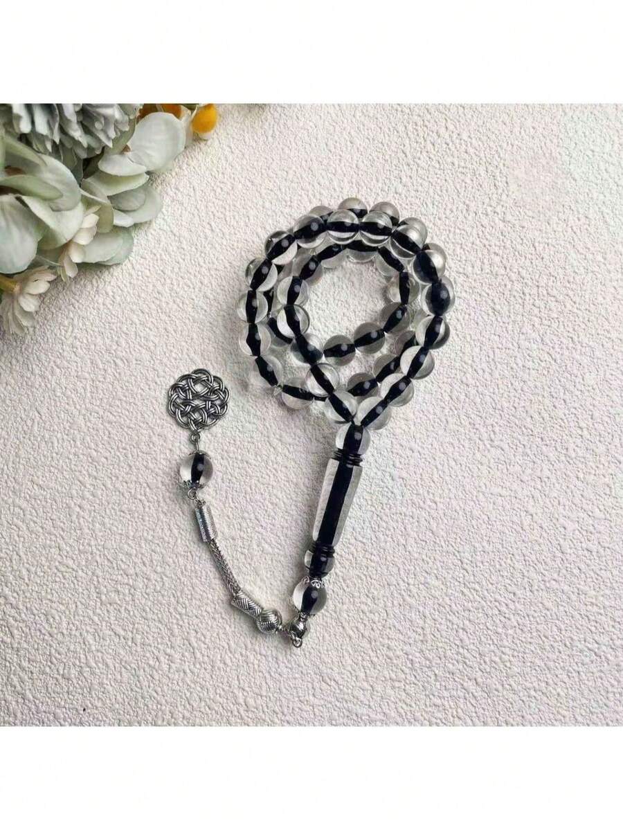 1pc 45 Beads Single Strand Muslim Prayer Beads Pendant - Multicolor - View 1