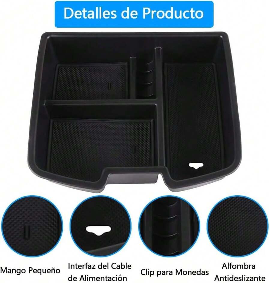 ¡RecomendadoOrganizador de Consola Central para Secundaria para Reposabrazos - para Chevy GMC  2007-2014, Caja de Almacenamiento para Reposabrazos, Accesorios, Organizador de Consola Central¡Top de Temporada - 1 - Ver 1