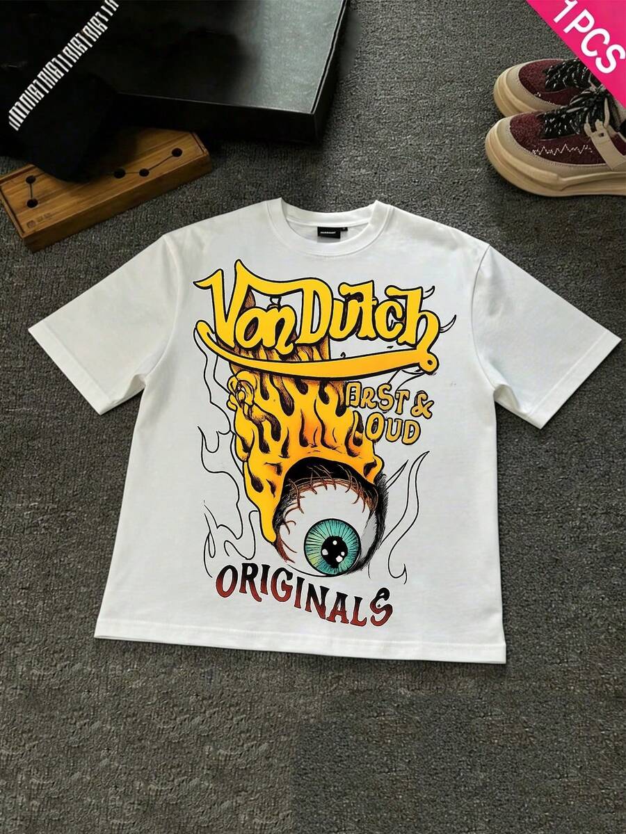 Boys' Easter Bunny Print T-Shirt, Cotton 100% Crew Neck Cute Top, Easter Outfit, Girls Summer Outfit, Toddler Boy Clothes, Boys & Teens' Casual Graphic Print Round Neck Short Sleeve T-Shirt, Summer Top Kids Clothes Boys, Baby Tees For Women, Regular Fit For Children, Spring/Summer Collection, Soft And Breathable Cotton, Comfortable Fit Short Sleeve T-Shirt, Perfect For Concerts And Festivals, Casual Wear, Perfect Gift For Kids, Party Favors For Kids - 白色 - 查看 1