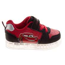 Disney Lightning McQueen Sneakers Boys - Race Car Design Athletic Running (Toddler Sizes 6-10/Little Kids Sizes 11-12) - 紅色 - 查看 2