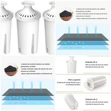 Filtro de Agua para  Longlast, Filtros de Repuesto de Larga Duración para Jarras y Dispensadores, Blanco, 3 Piezas - como en la foto - Ver 1