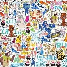Disney 50pcs/Pack Random 2 Judy Hopps Cartoon Stickers, Suitable For Luggage Decoration, Notebooks, Accounts, Handbags, Guitars, Laser Stickers, Gifts For Friends And Family, Christmas Stockings, Christmas Gifts, Christmas Decorations, High-Value Cartoon Stickers With Random Japanese Anime Themes - Multicolor - View 7