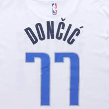 Nike Luka Doncic #77 Dallas Mavericks Short Sleeve T-Shirt White Tops Men - Nhiều màu - Xem 4
