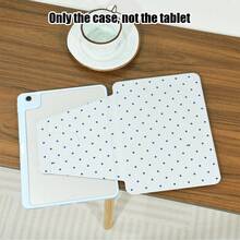 1pc Polka Dot Pattern PU Leather Flip Cover Case With 360 Degree Rotating Stand And Pen Slot, Auto Sleep/Wake Function, Suitable For Samsung A9/A9+/S9/S9FE/A11/A11+/S11/S10 FE/S10 FE+/S10 Lite, Air 5/6, Honor, Matepad, And Other Popular Models, Ideal For Back To School, Valentine's Day, Holiday Gifts - Multicolor - View 6