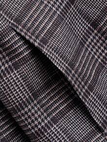 Women's Long Sleeve Spring/Autumn Fine Plaid Double-Breasted Jacket - Multicolor - View 7