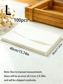 50/100片装矩形硅胶烘焙纸 - 羊皮纸，30*25厘米/40*30厘米（多种尺寸可选，可选配硅胶隔热手套）预切不粘吸油纸，适用于厨房/餐厅/派对烘焙、烤、煎、食物储存和蒸煮 - 未漂白，适用于大多数烤盘、烤箱、空气炸锅、烤架、铁板烧、烘焙甜点、蒸煮、分隔冷冻肉类、包裹食材 - 彩色 - 查看 15