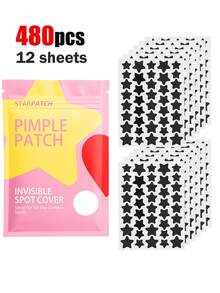 40/120/240/480/960/1920张节日派对贴纸，心形贴纸，600/400/200/160/120/80/40张星形装饰贴纸，易于使用，化妆和装饰配件，适用于派对、聚会和办公室面部装饰贴纸，圣诞节和万圣节贴纸，节日派对装饰贴纸，仅供装饰用途，化妆品，赠品，旅行，廉价商品，旅行必备品 - 黑色 - 查看 6