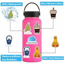 61张编程主题乙烯基贴纸，美观实用，适用于剪贴簿、日记本、保险杠、滑板、水瓶、头盔、水杯、汽车贴纸等。 - 隨機 - 查看 4