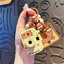 2026 New Luminous Projection Camera Keychain, Cute Cartoon Capybara Bag Charm, Perfect Gift For Birthday, Christmas, Holidays - Multicolor - View 7