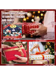 Indoor Decorative Stones - Christmas Advent Calendar Minerals - View 3