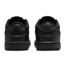 Toddler's Nike Dunk Low Black/Black-Black (FB9107 009) - 黑色 - 查看 4
