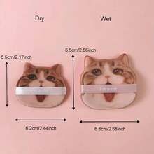 1/4pcs Cute Cat Paw Makeup Sponge, Dry & Wet Use, Foundation Concealer Puff, Refined Makeup Tool - Multicolor - View 2