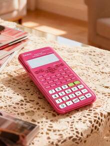 Calculadora científica Casio FX-82ES Series, esencial para exámenes, pantalla natural de libro de texto - Rosa fuerte - Ver 2