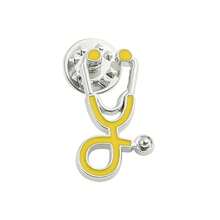 alfileres de estetoscopio paraédicos, enfermeras, chaquetas, bolso, broches para abrigos para mujeres y hombres, Pin de solapa, insigniasédicas, regalos de joyería P9SQ - Estilo 8 - Ver 9