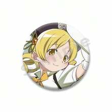 Broches de, figura de Anime Madoka Kaname Homura Akemi, insignia de Cosplay, mochila, alfileres de botón para ropa, regalos UZHA - estilo-27 - Ver 24
