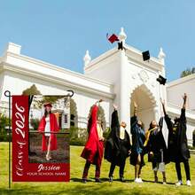 Personalized Photo Graduation Flag With Text Class Of 2026 Name For Graduation Party,Class Of 2026 Banner Graduation Yard Outdoor Decoration, Senior 2026 - Multicolor - View 4