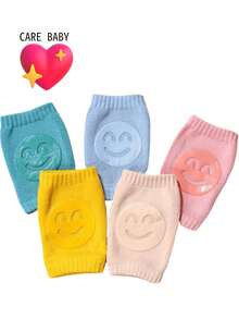 1/2/3/5 双装婴儿护膝，爬行护腿套，幼儿防滑护膝，婴儿护肘袜，爬行护膝 - 彩色 - 查看 3