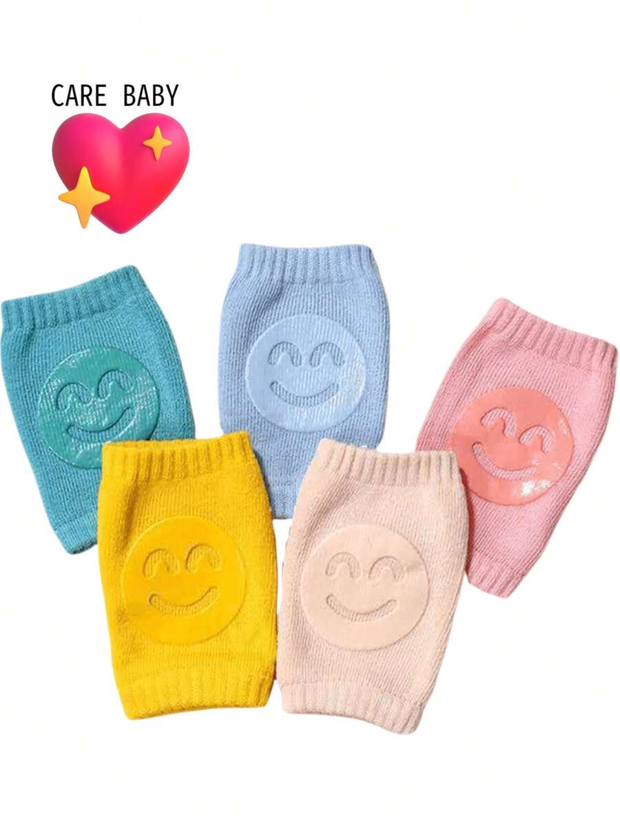 1/2/3/5 Paar Baby Knieschoner, Krabbel-Beinschützer, Kleinkind Anti-Rutsch Knieschoner, Baby Ellbogen Socken, Krabbel Knieschoner