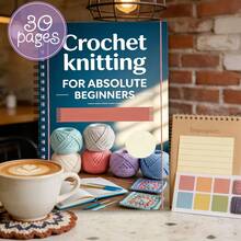 1pc Crochet Planner Notebook, Crochet Spiral Notebook & Crochet Planner, Gift For Crochet Lovers, Writing Notebook - A5 - View 5