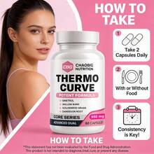 Women's Thermogenic Curve Vitamins And Supplements Women'S Fitness Supplement | Friendly Dietary Supplement For, Digestive Support & Immune Health | Advanced Blend Formula With Guarana, Ginger, Willow, Dandelion | 60 Capsules | Gift For You - NEW THERMO CURVE - 查看 7