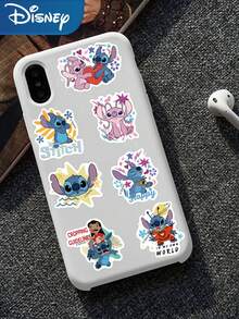 Disney 50pcs Stitch Stickers Cartoon Anime Lilo Pelekai Decals For Laptop Luggage Skateboard Bicycle Phone Guitar Graffiti Aesthetic Stickers Gifts Toys - A - View 7