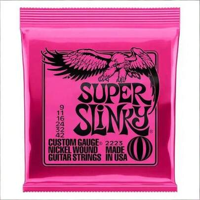 3Pcsl 2223 Super Slinky- Electric Guitar Strings 9 - 42 UK