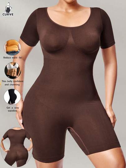 Body moldeador con short para mujer de talla grande, control de abdomen, levantamiento de glúteos, cómodo y transpirable