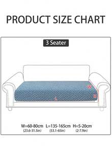 1pc Modern Minimalist Plush Sofa Slipcover, Non-Slip Stretch Cover, Suitable For 1/2/3/4 Seater Sofa In Living Room/Bedroom, Pet-Friendly & Machine Washable - Royal Blue - View 9