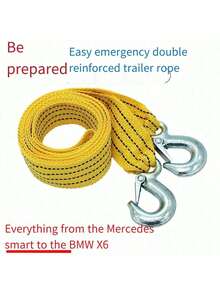 汽车应急拖车绳。自动驾驶拖车绳。尼龙应急拖车绳，3吨3米，5吨4米，10吨5米，20吨9米，30吨7米，50吨7米。 - A - 查看 11