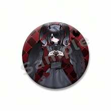 Cool Pink Needy Girl Pin de solapa Kangel Ame Chan insignia de dibujos animados hojalata broche redondo sombrero mochila accesorios regalos para fanáticos del juego T7EN - estilo-21 - Ver 36