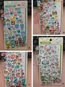 Bộ sticker 3D nhựa epoxy hình động vật hoạt hình dễ thương mới năm 2026, bao gồm gấu, thỏ, chim cánh cụt, gấu trúc, mèo, chó, động vật biển và các họa tiết động vật đáng yêu khác. Sticker chống thấm nước, có thể tái sử dụng, dùng để trang trí thủ công, dán ốp điện thoại, dán sổ tay, sticker thủ công tự làm. - Nhiều màu - Xem 8