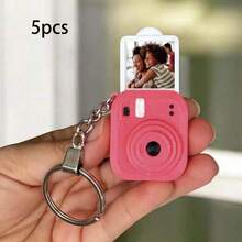 Customized Photo Mini Camera Keychain, Personalized Memento With Customizable Photo Insert, Cute Camera Shaped Keyring, Suitable For Couples/Friends Gift, Unique Customizable Daily Carry Accessory,Garden Decor - Multicolor - View 21