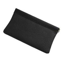 PU皮革自动闭合钱包零钱包超薄便携手拿包大容量化妆包手机包钱袋卡包手提包 - 彩色 - 查看 17