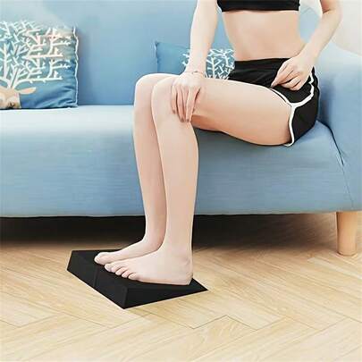 2pcs Women's Deep Squat Training Wedge Blocks, Suitable For Gym Deep Squat Posture Correction Training/Yoga Balance Pose Assistance/Post-Workout Calf Muscle Recovery Stretching, Essential Fitness Equipment