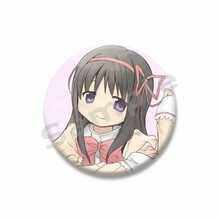 Broches de, figura de Anime Madoka Kaname Homura Akemi, insignia de Cosplay, mochila, alfileres de botón para ropa, regalos UZHA - estilo-27 - Ver 6