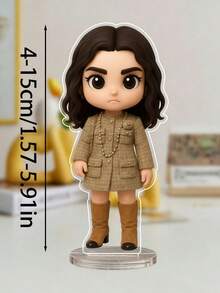 Custom Action Figure Portrait, Personalized Digital Portrait Art, Custom Photo To Cartoon Acrylic Plaque, Wedding Keepsake, Personalized Acrylic Keepsake, Anniversary Gift, Perfect Keepsake For Special, Personalized Photo Stand, Office Decor, Elegant Living - C-cartoon Round Bottom Stand B - View 6