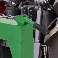 Huisuilinss 3-Point Quick Hitch With 2" Receiver&Extra Versatile Adapter,Adaptation To Category 1,No Bushing Required,3000LBS Lift Capacity,5 Level Adjustable Bolts & Reinforcing Rib Design - Green a Pair Of Gloves - View 4