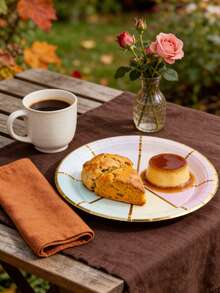 24/12个彩色箔纸盘，7/9英寸彩虹几何主题派对餐盘，适合6-12人使用，适用于生日派对、新娘送礼会、婴儿派对装饰 - 彩色 - 查看 4