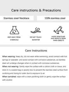 1pc Stainless Steel Colorful Grape Pendant Necklace Set, Handmade Beaded Jewelry Suitable For Women Wear Or Gift - Multicolor - View 5