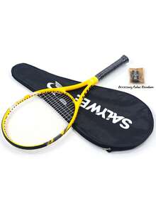 SALYWEE BaboBee | 100% Full Carbon Fiber Tennis Racket MAX 60lbs Pre-Strung | Aerospace-Grade Frame 275±G Lightweight With Free Overgrip + Bag | Hexagon Honeycomb Tech | Professional Tennis Racquet For Gift Giving - Multicolor - View 14