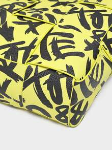 Tote&Carry Street Braided Tote Bag In Yellow - Yellow - View 6