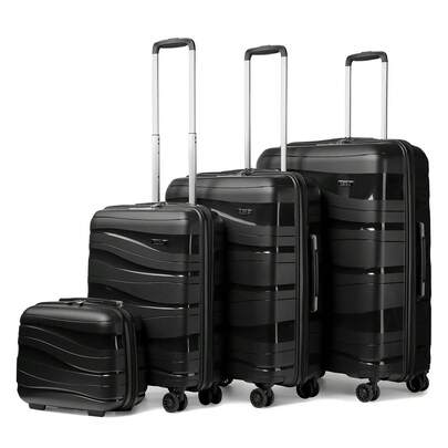 14" 20" 24" 28" Lightweight Polypropylene Hard Shell Suitcase Set With TSA Lock And Spinner Wheels – Travel Luggage For Holidays, Business Trips & Family Getaways – Available As Single Or 3-Piece Set And 4-Piece Set