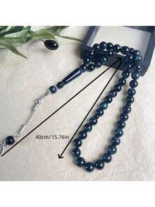 45pcs 10mm Middle Eastern Arabic Prayer Beads Tasbih Rosary Bracelet For Muslim - Multicolor - View 5