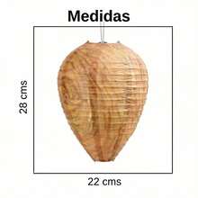 Trampa Nido de Avispas Una Pieza Instalación Sencilla Resistente Control Efectivo Reutilizable Uso Exterior Diseño Realista Protección Segura Plaga - 1 Pza - Ver 2