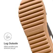 Sandalias de Plataforma para Mujer, Sandalias de cuña elásticas con Puntera Abierta para Playa Verano - Negro - Ver 11