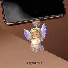 Una funda de teléfono gruesa de color negro es adecuada para varios modelos, incluidos los enchufes antipolvo tipo 2D acrílico ángel Type-C de los teléfonos Redmi, como RedmiNote 14 Pro+ 5G, RedmiNote 13R, RedmiNote 13 Pro+, RedmiNote 12S 4G, RedmiNote 11, RedmiNote 10 Pro, RedmiNote 7, etc. - Negro - Ver 8