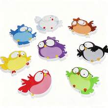 hoojojo 10 Pcs Double-Sided Dry Erase Flashcards For Kids, Bird-Shaped Writable Learning Cards Handwriting Practice Tools, Classroom Interactive Teaching Aids Educational Stationery Back To School - Multicolor - View 6