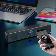 1pc USB Powered Wired Stereo Desktop Speaker, Suitable For Computer, Desktop, Laptop, PC, Tablet, Phone, CD Player, Wireless Speaker, 3.5mm Interface, TV Screen - View 4