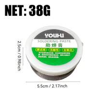 38克高纯度多用途焊膏 - 松香基易焊焊膏，适用于铁，焊接快速牢固，无酸，适用于不锈钢、镀锌板、铜、镍、铁、电池片等材料。 - 38g - 查看 5